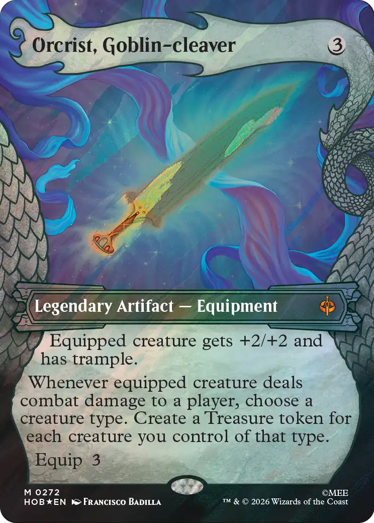 Orcrist, Goblin-cleaver (Showcase) (Surge Foil) [The Hobbit] | Good Games Morley