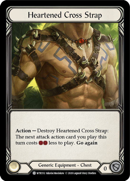 Heartened Cross Strap [U-WTR152] (Welcome to Rathe Unlimited)  Unlimited Rainbow Foil | Good Games Morley