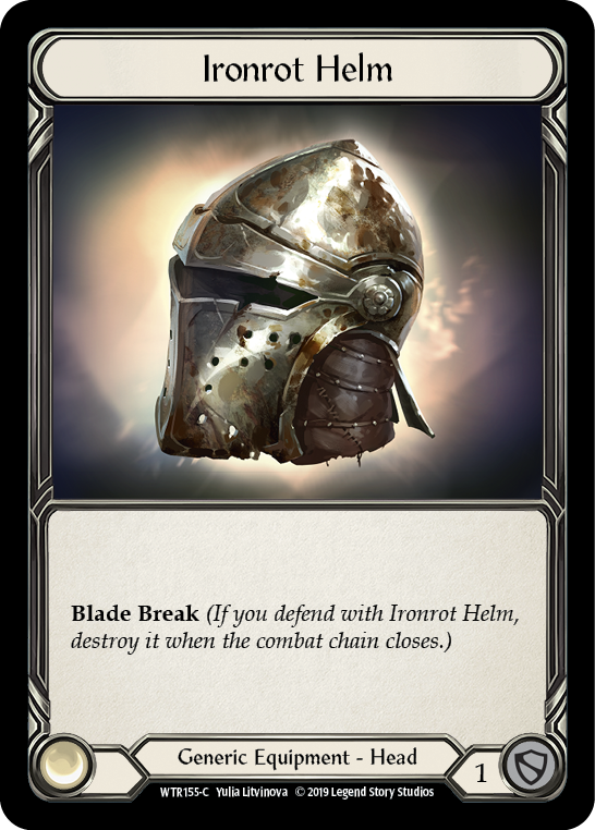 Ironrot Helm [WTR155-C] (Welcome to Rathe)  Alpha Print Normal | Good Games Morley