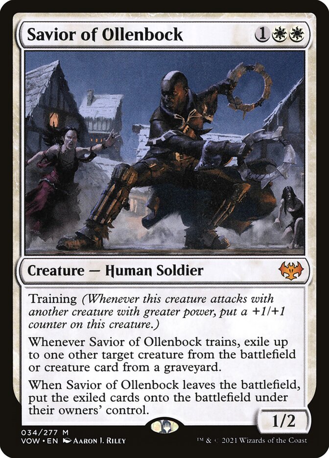 Savior of Ollenbock 34/277 (Innistrad: Crimson Vow)  - Foil | Good Games Morley