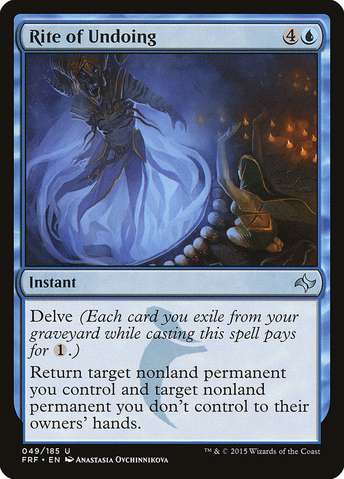Rite of Undoing 49/185 (Fate Reforged)  - Foil | Good Games Morley