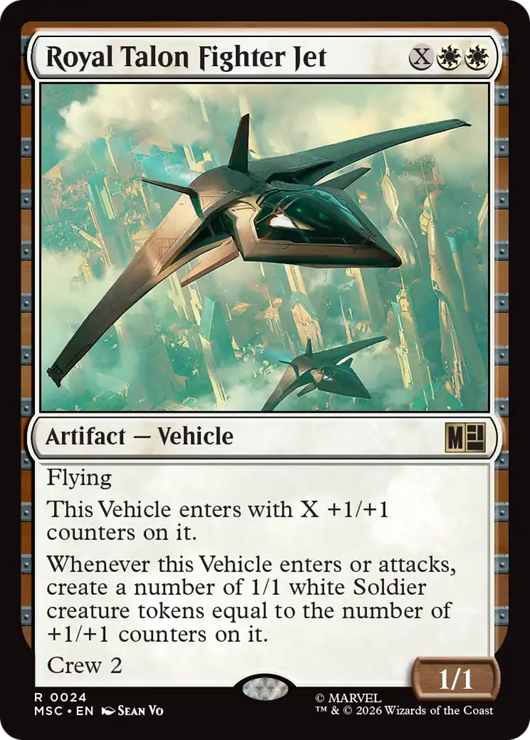 Royal Talon Fighter Jet (Surge Foil) [Marvel Super Heroes Commander] | Good Games Morley