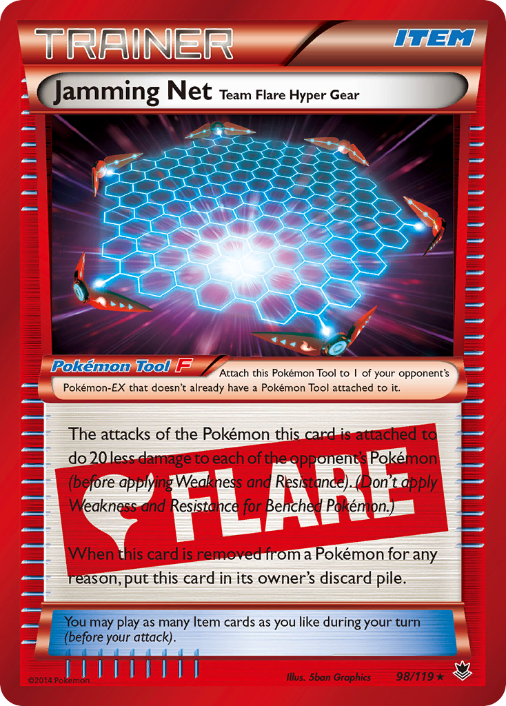 Jamming Net Team Flare Hyper Gear (98/119) [XY: Phantom Forces] | Good Games Morley
