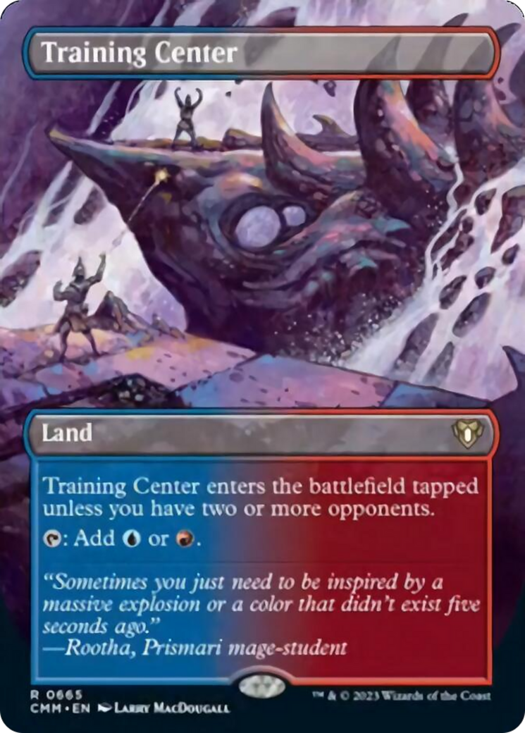 Training Center (Borderless Alternate Art) [Commander Masters] | Good Games Morley