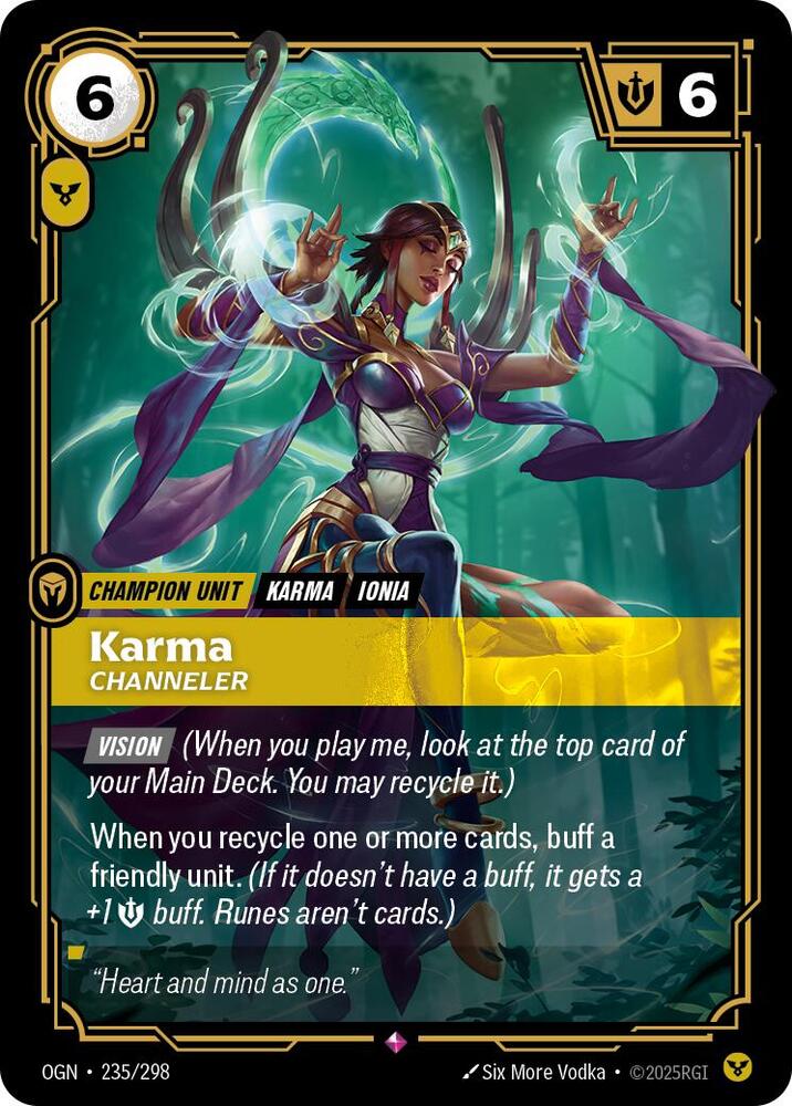Karma - Channeler 235/298 (Origins)  - Foil | Good Games Morley