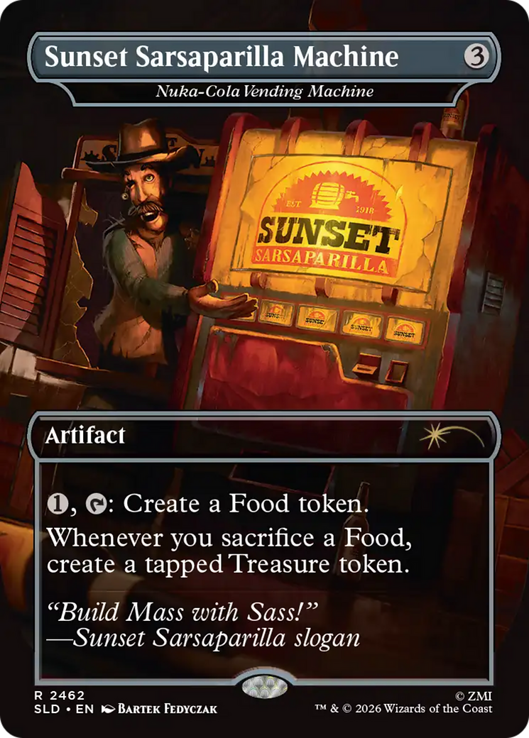 Sunset Sarsaparilla Machine - Nuka-Cola Vending Machine [Secret Lair Drop Series] | Good Games Morley
