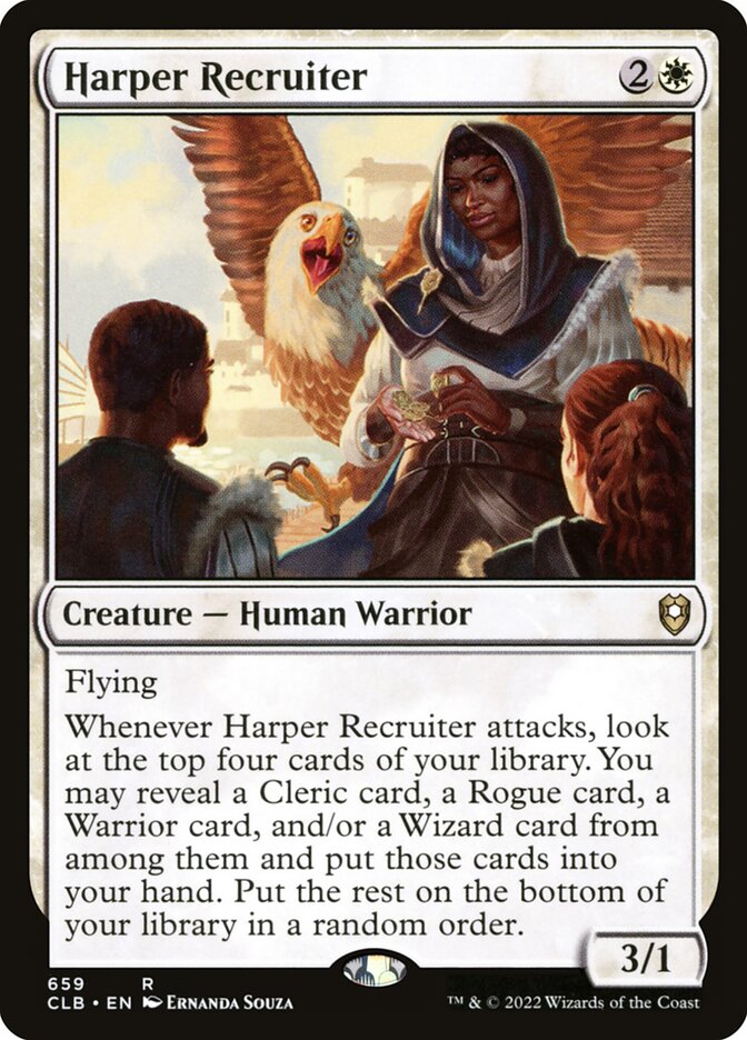 Harper Recruiter 659/361 (Commander Legends: Battle for Baldur's Gate)  | Good Games Morley
