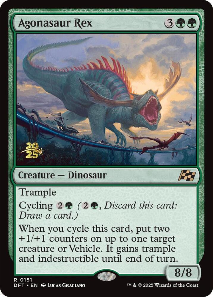 Agonasaur Rex 151s/160 (Prerelease Cards)  - PreRelease Foil | Good Games Morley