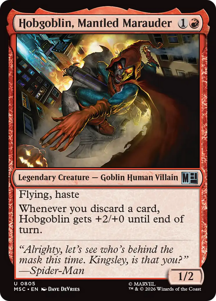 Hobgoblin, Mantled Marauder [Marvel Super Heroes Commander] | Good Games Morley