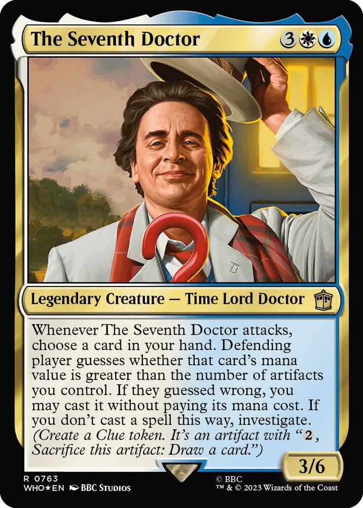 The Seventh Doctor 763/331 (Universes Beyond: Doctor Who)  - Surge Foil | Good Games Morley