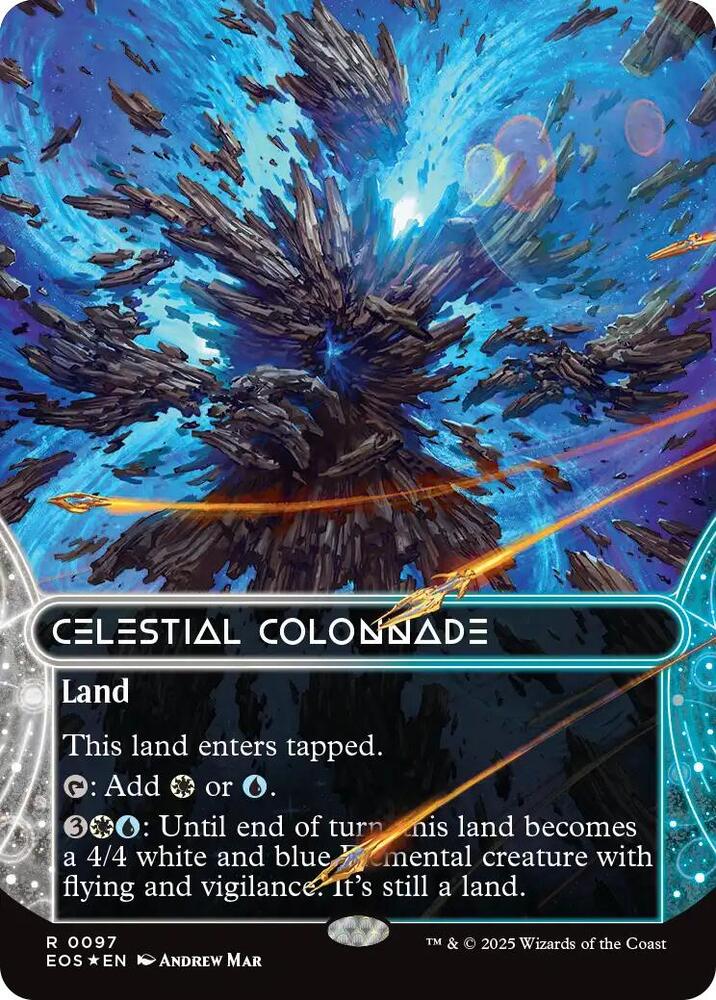 Celestial Colonnade  97/45 (Edge of Eternities: Stellar Sights)  - Borderless Galaxy Foil | Good Games Morley