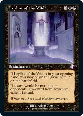 Leyline of the Void 326/289 (Time Spiral: Remastered)  - Foil | Good Games Morley