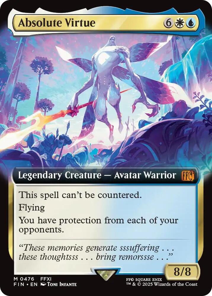 Absolute Virtue  476 (FINAL FANTASY)  - Extended Art Foil | Good Games Morley