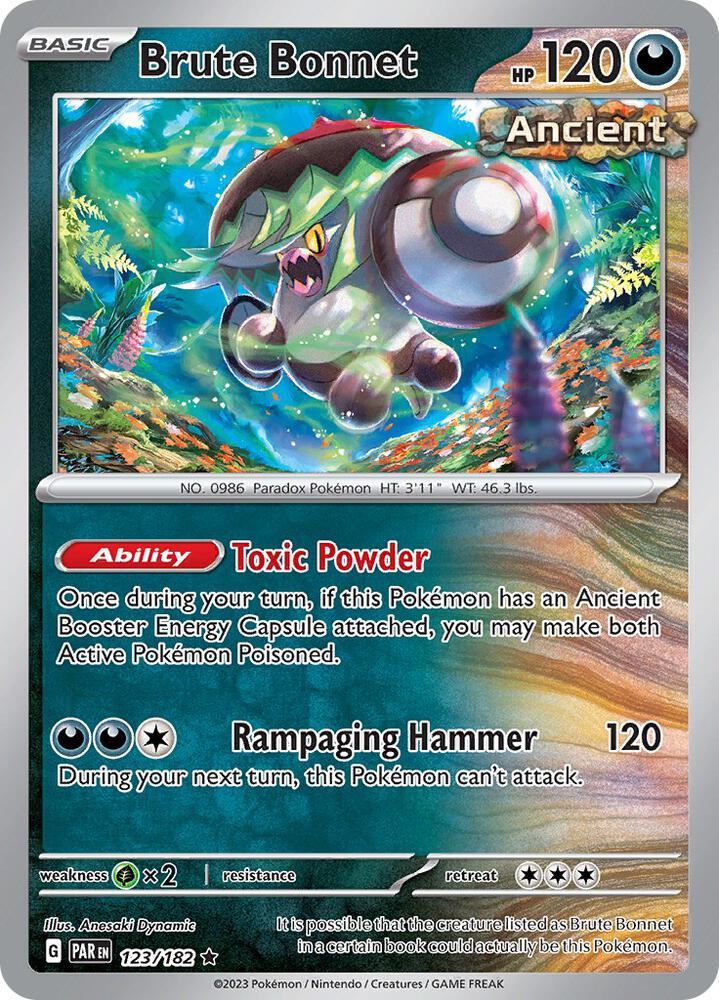 Brute Bonnet 123/182 (SV04: Paradox Rift)  - Holofoil | Good Games Morley