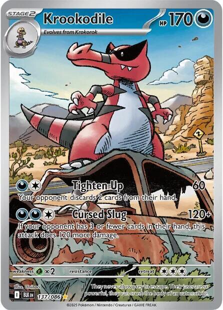 Krookodile 137/086 (SV: Black Bolt)  - Holofoil | Good Games Morley