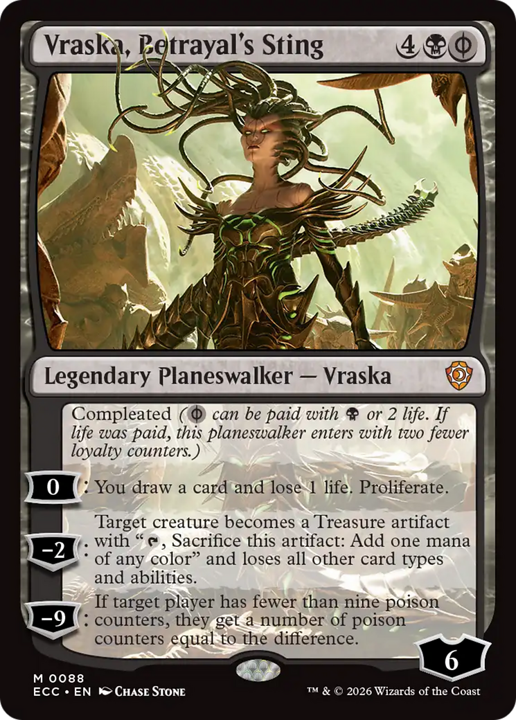 Vraska, Betrayal's Sting [Lorwyn Eclipsed Commander] | Good Games Morley