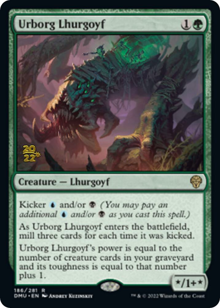 Urborg Lhurgoyf 186s/161 (Prerelease Cards)  - Foil | Good Games Morley