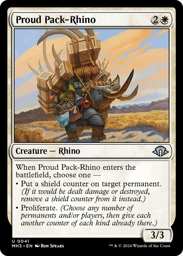 Proud Pack-Rhino [Modern Horizons 3] | Good Games Morley