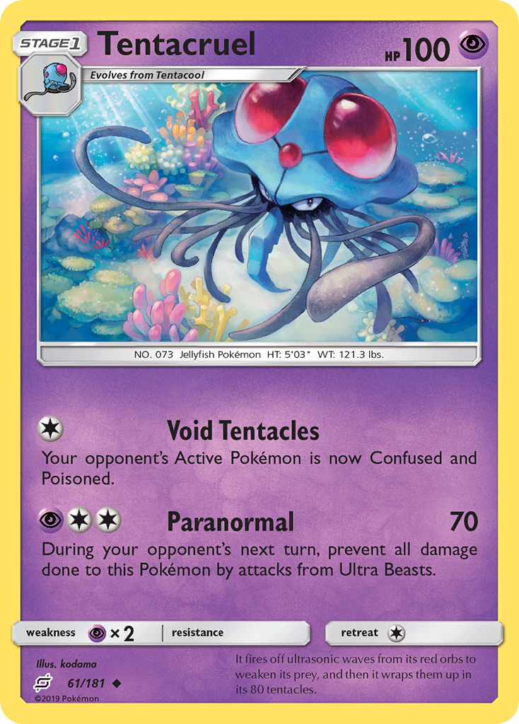 Tentacruel (61/181) [Sun & Moon: Team Up] | Good Games Morley