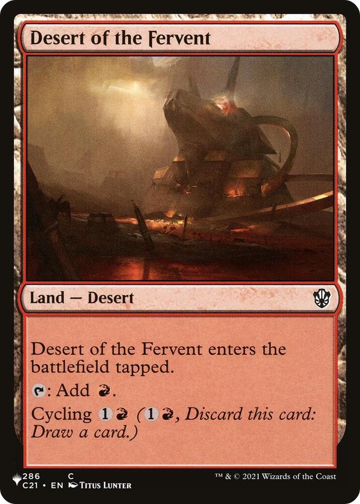 Desert of the Fervent C21-286/5075 (The List Reprints)  | Good Games Morley