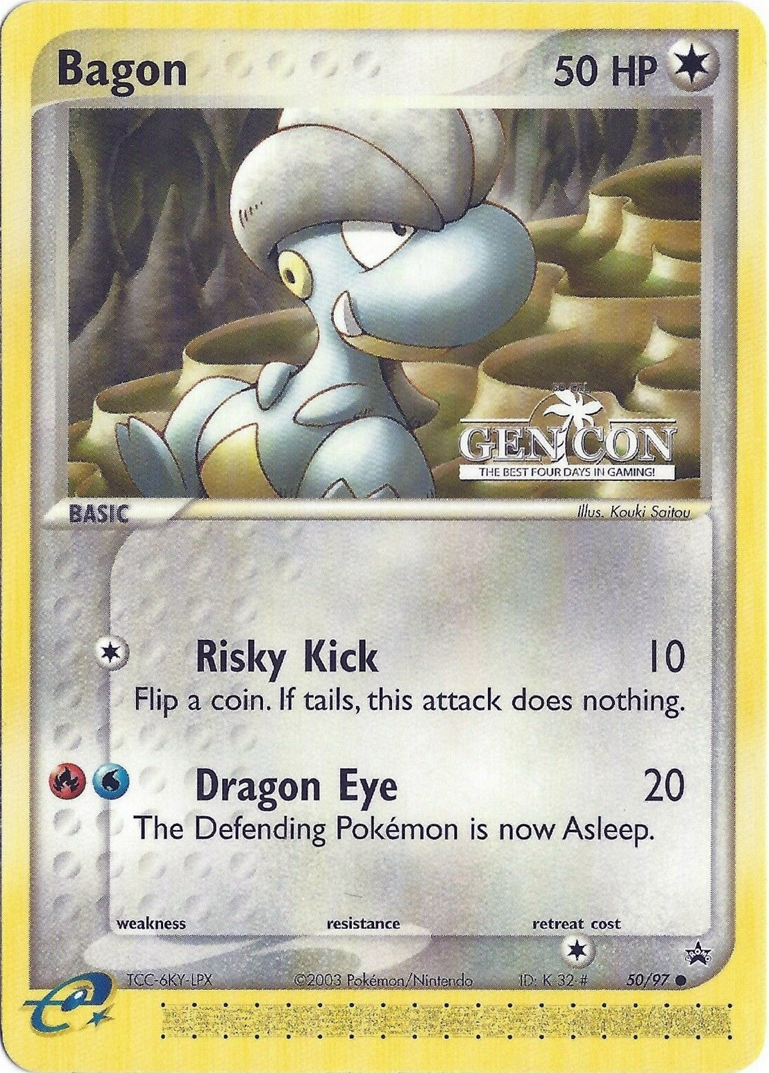 Bagon (50/97) (GenCon 2004) [League & Championship Cards] | Good Games Morley