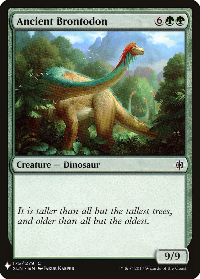 Ancient Brontodon [Mystery Booster] | Good Games Morley
