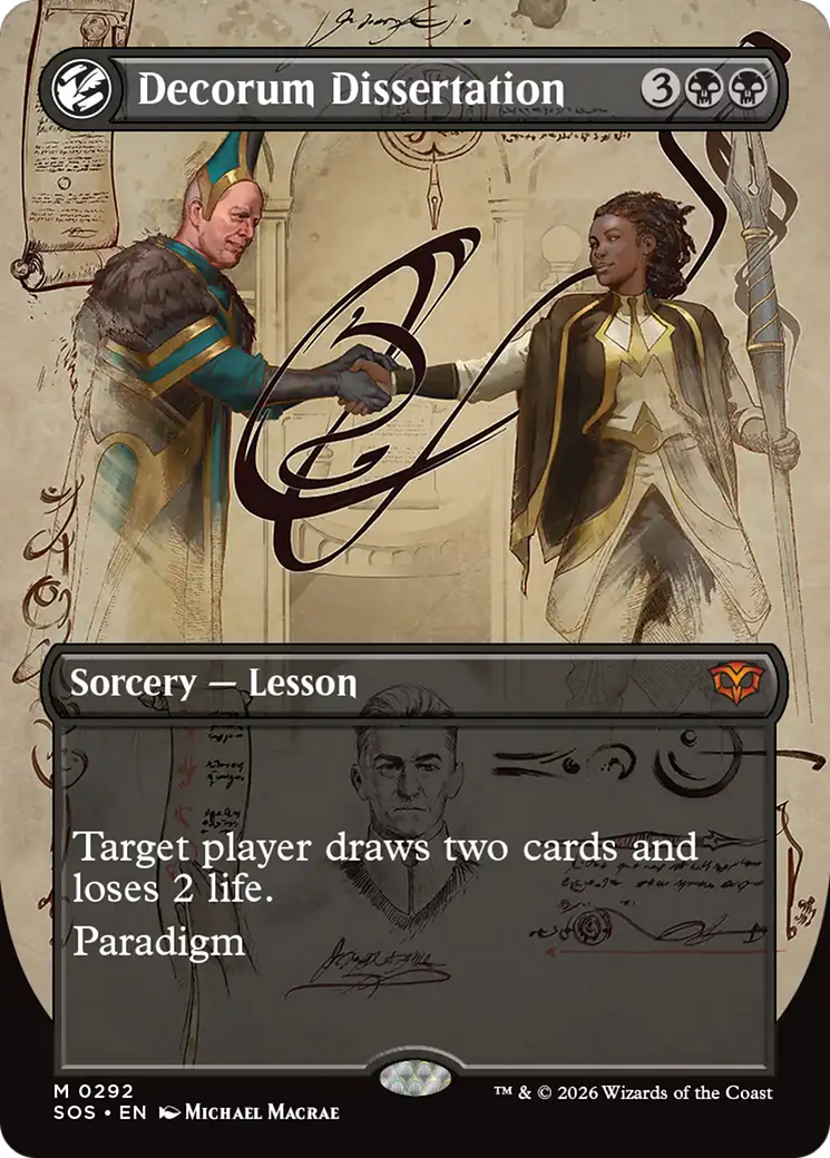 Decorum Dissertation (Borderless) [Secrets of Strixhaven] | Good Games Morley
