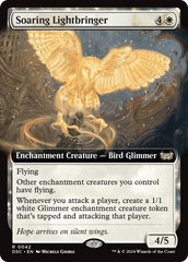 Soaring Lightbringer (Extended Art) [Duskmourn: House of Horror Commander] | Good Games Morley