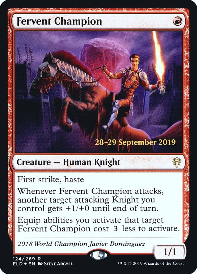 Fervent Champion 124s/152 (Prerelease Cards)  - Foil | Good Games Morley