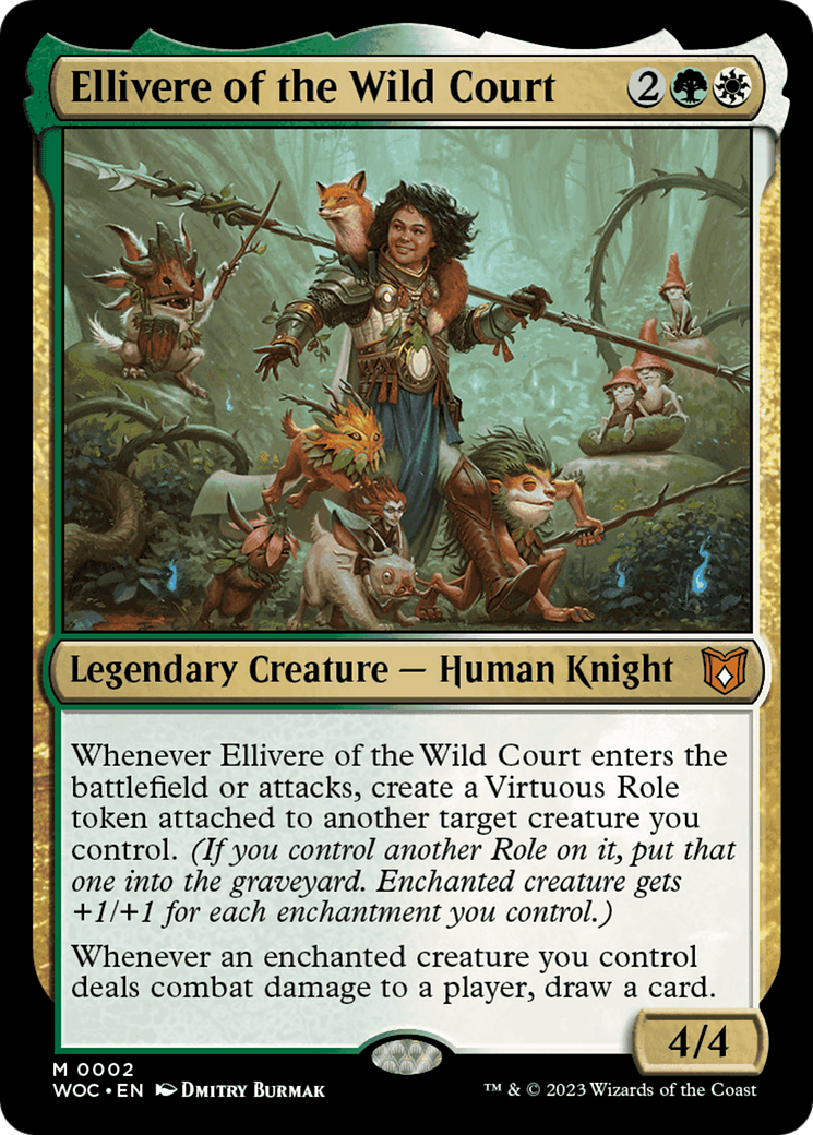 Ellivere of the Wild Court [Wilds of Eldraine Commander] | Good Games Morley