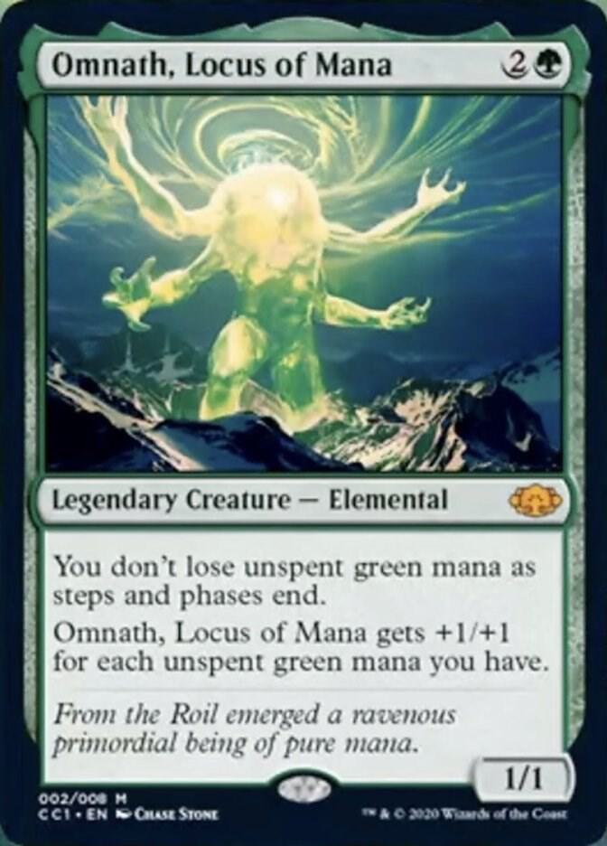 Omnath, Locus of Mana 2/8 (Commander Collection: Green)  | Good Games Morley