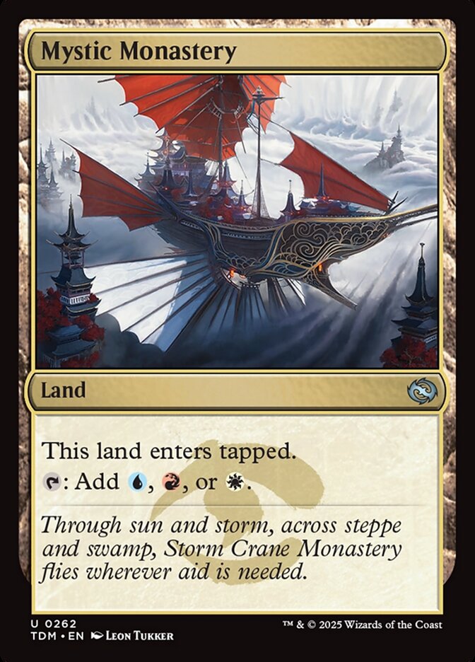 Mystic Monastery 262/291 (Tarkir: Dragonstorm)  - Foil | Good Games Morley