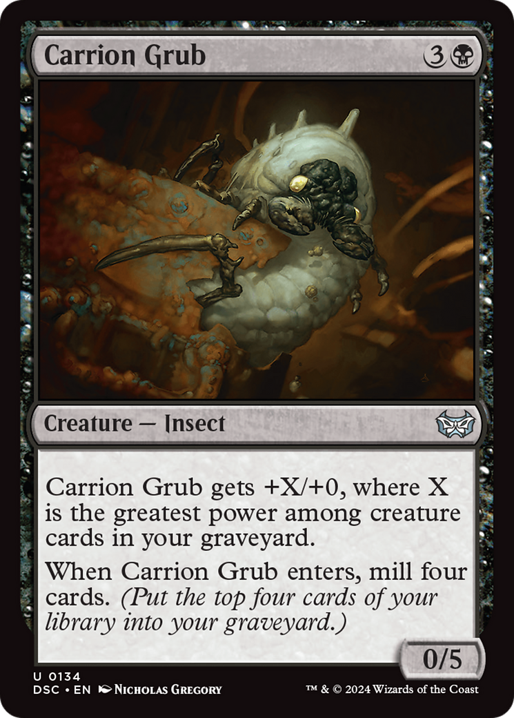 Carrion Grub [Duskmourn: House of Horror Commander] | Good Games Morley