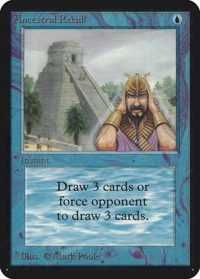 Ancestral Recall [Alpha Edition] | Good Games Morley