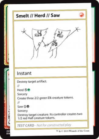Smelt // Herd // Saw (2021 Edition) [Mystery Booster Playtest Cards] | Good Games Morley