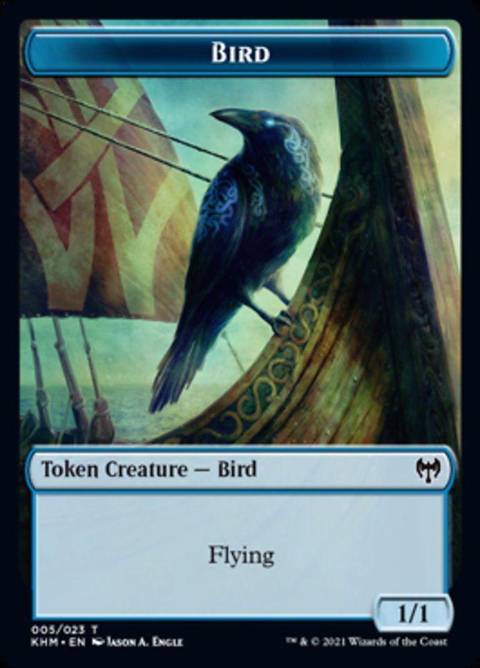 Bird Token [Kaldheim Tokens] | Good Games Morley
