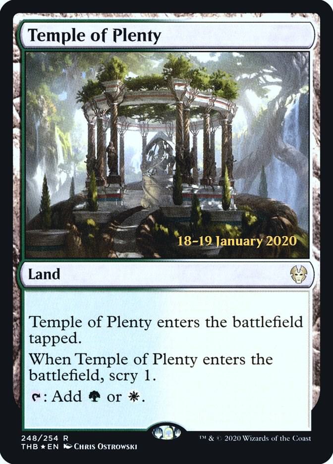 Temple of Plenty 248s/137 (Prerelease Cards)  - Foil | Good Games Morley