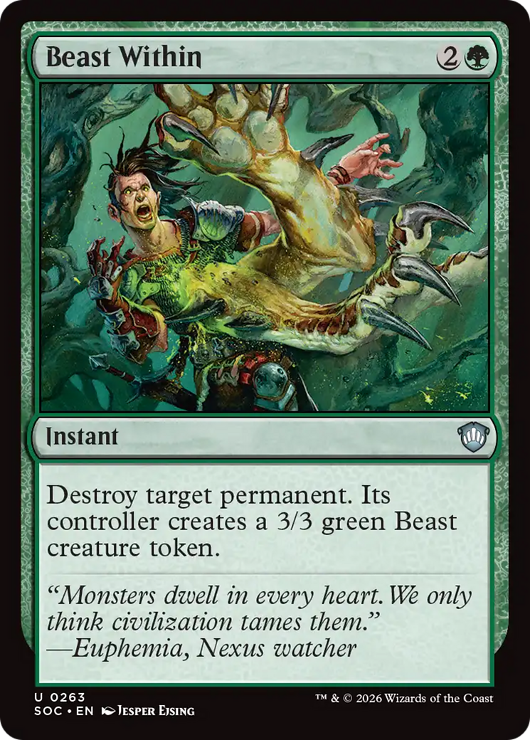 Beast Within [Secrets of Strixhaven Commander] | Good Games Morley