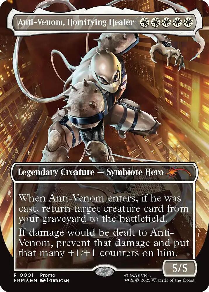 Anti-Venom, Horrifying Healer 1 (Media Promos)  - Borderless Foil | Good Games Morley