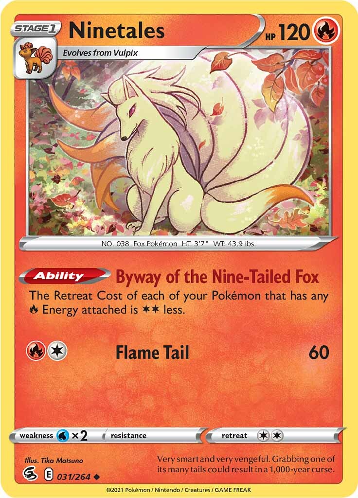 Ninetales (031/264) [Sword & Shield: Fusion Strike] | Good Games Morley