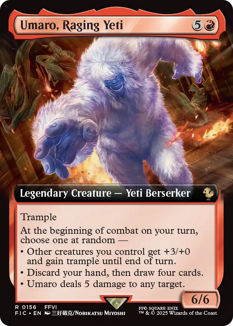 Umaro, Raging Yeti (Extended Art) [FINAL FANTASY Commander] | Good Games Morley