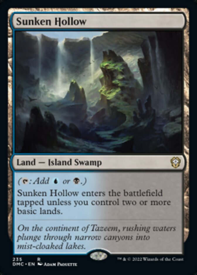 Sunken Hollow [Dominaria United Commander] | Good Games Morley