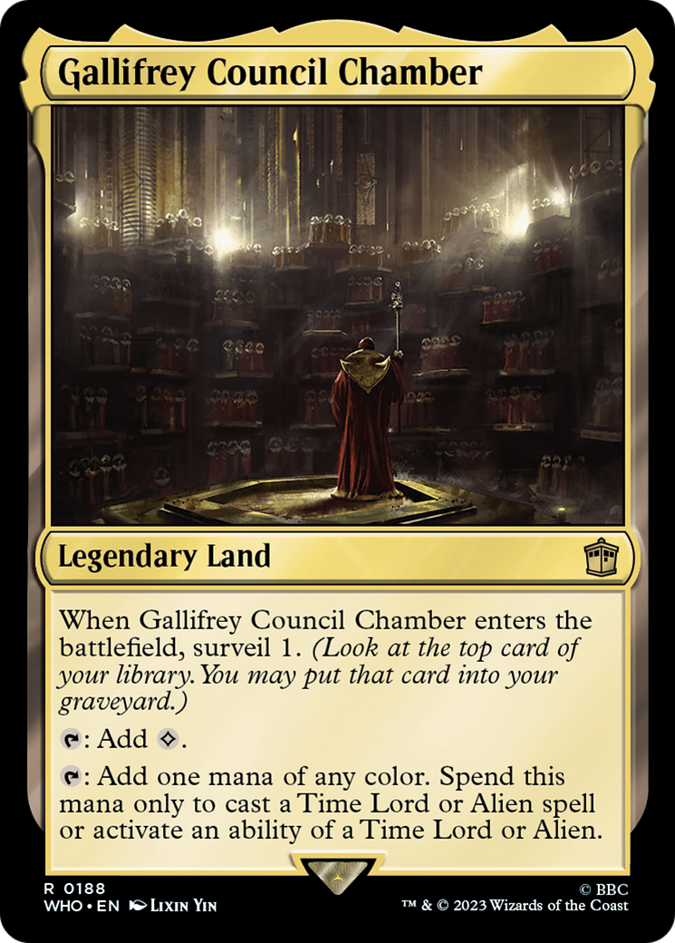 Gallifrey Council Chamber (Extended Art) [Doctor Who] | Good Games Morley