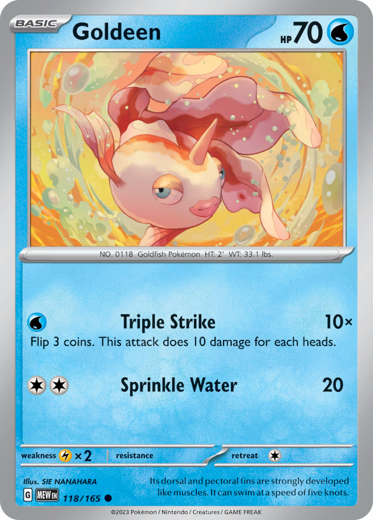 Goldeen (118/165) [Scarlet & Violet 151] | Good Games Morley