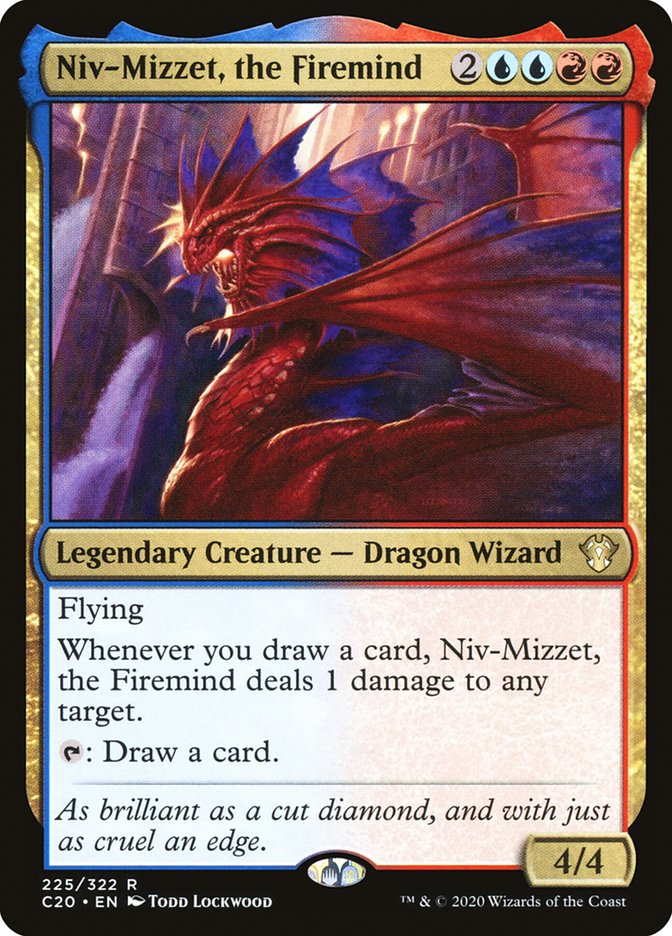 Niv-Mizzet, the Firemind 225/322 (Commander 2020)  | Good Games Morley