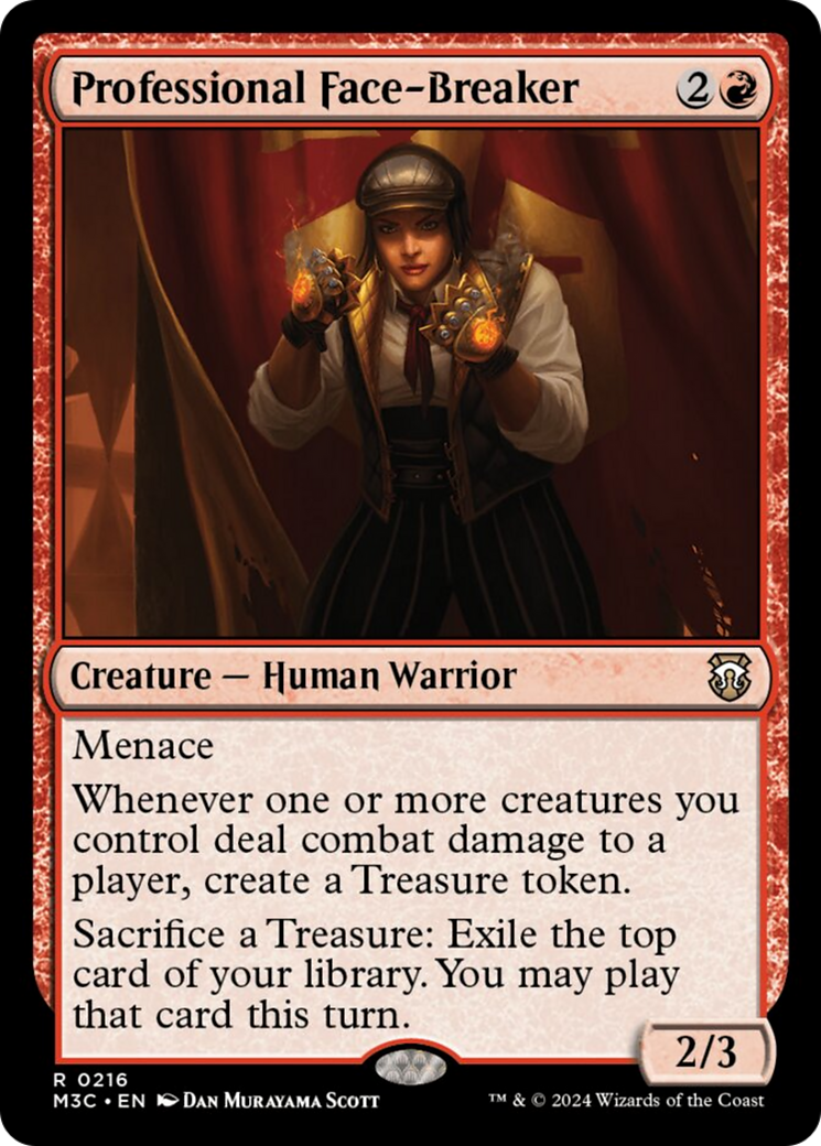 Professional Face-Breaker (Ripple Foil) [Modern Horizons 3 Commander] | Good Games Morley