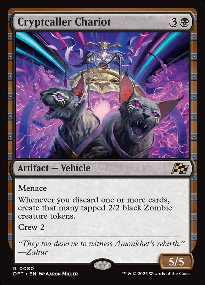 Cryptcaller Chariot 80/291 (Aetherdrift)  - Foil | Good Games Morley