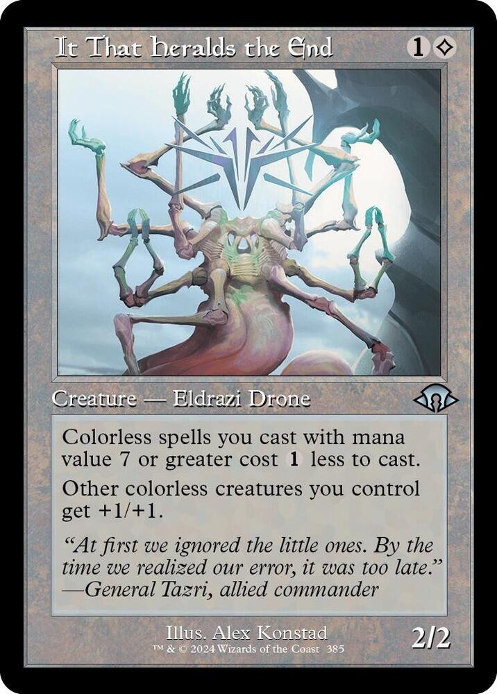 It That Heralds the End 385/319 (Modern Horizons 3)  - Retro Foil | Good Games Morley