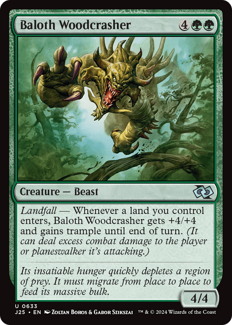 Baloth Woodcrasher [Foundations Jumpstart] | Good Games Morley