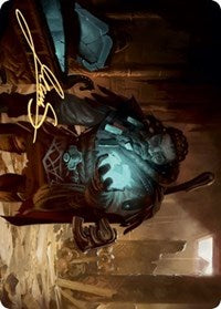 Vault Robber Art Card (Gold-Stamped Signature) [Kaldheim Art Series] | Good Games Morley